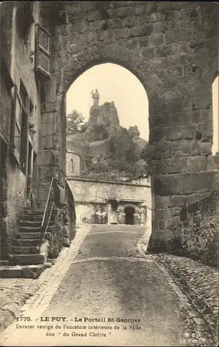 Le Puy-en-Velay Le Portail St-Georges / Le Puy-en-Velay /Arrond. du Puy