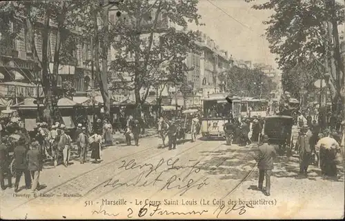 Marseille Le Cours Saint-Louis Strassenbahn / Marseille /Arrond. de Marseille