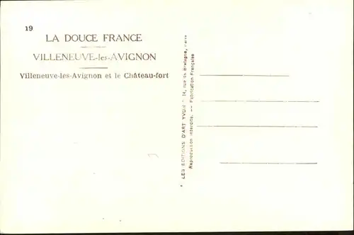 Villeneuve-les-Avignon Le Chateau-fort / Villeneuve-les-Avignon /Arrond. de Nimes