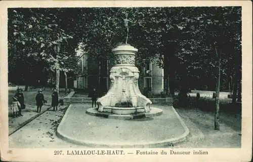 Lamalou-les-Bains Lamalou-le-Haut Fontaine du Danseur indien / Lamalou-les-Bains /Arrond. de Beziers