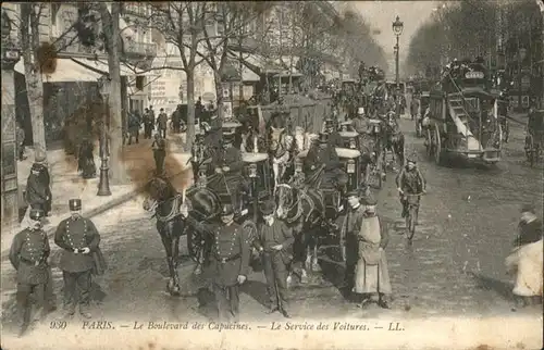 Paris Le Boulevard des Capucines / Paris /Arrond. de Paris