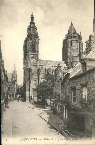 Coutances Abside de l'Eglise Saint-Pierre / Coutances /Arrond. de Coutances