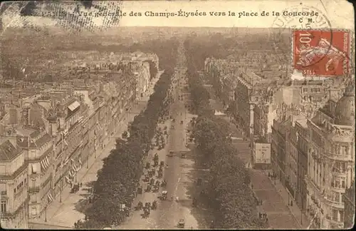 Paris Champs Elysees Place Cottcorde / Paris /Arrond. de Paris