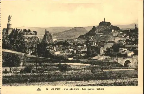 Le Puy-en-Velay [?] Les quatre rochers / Le Puy-en-Velay /Arrond. du Puy