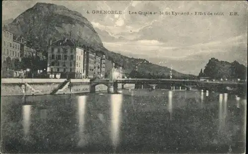Grenoble Quais St Eynard Bruecke / Grenoble /Arrond. de Grenoble