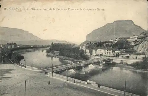 Grenoble Pont Porte France Casque Neron / Grenoble /Arrond. de Grenoble