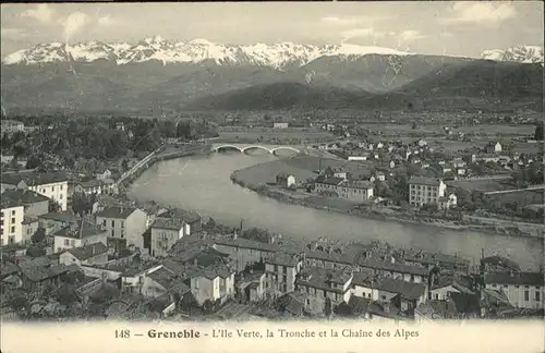 Grenoble Tronche Chaine Alpes Bruecke / Grenoble /Arrond. de Grenoble