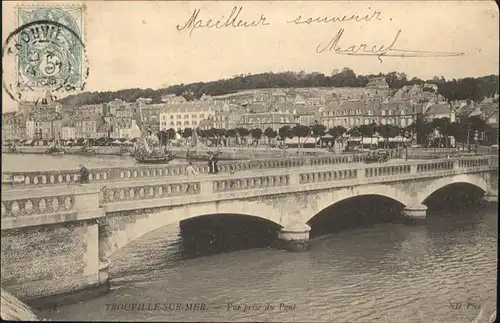 Trouville-sur-Mer Bruecke / Trouville-sur-Mer /Arrond. de Lisieux