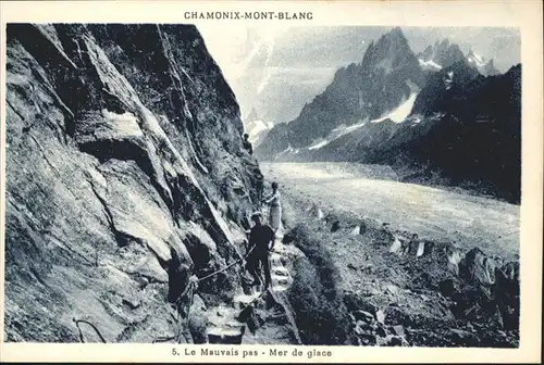 Chamonix Mont Blanc Mauvais pas / Chamonix-Mont-Blanc /Arrond. de Bonneville