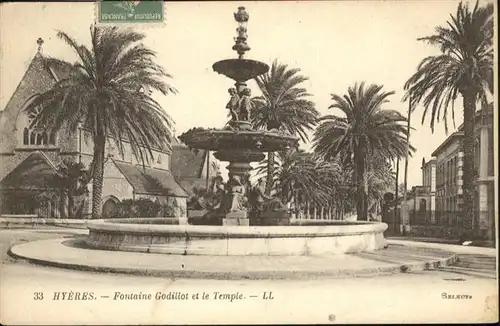 Hyeres Fontaine Godillot et le Tempel / Hyeres /Arrond. de Toulon