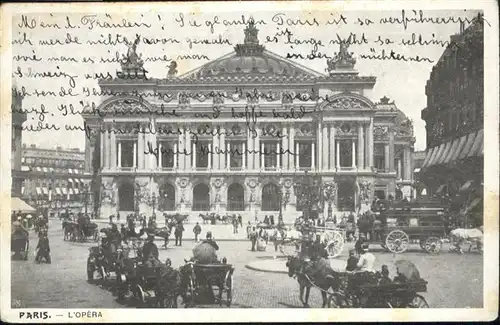 Paris Opera Kutsche / Paris /Arrond. de Paris