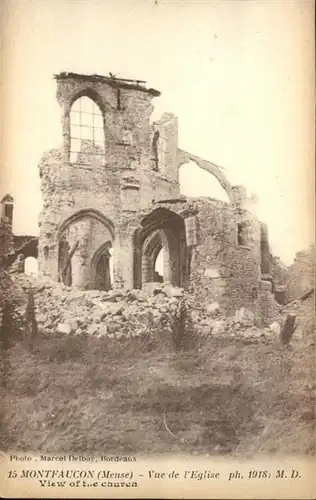 Montfaucon-d Argonne Eglise / Montfaucon-d Argonne /Arrond. de Verdun