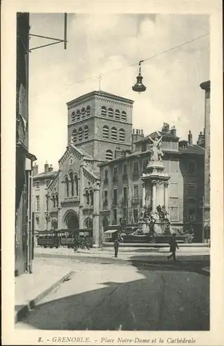 Grenoble Place Notre Dame Cathedrale / Grenoble /Arrond. de Grenoble