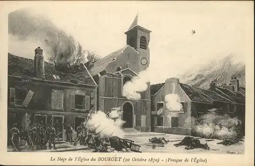 Le Bourget Seine-Saint-Denis Le Siege de l'Eglise du Bourget / Le Bourget /Arrond. de Bobigny