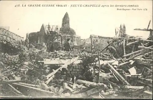 Neuve-Chapelle Grande Guerre / Neuve-Chapelle /Arrond. de Bethune