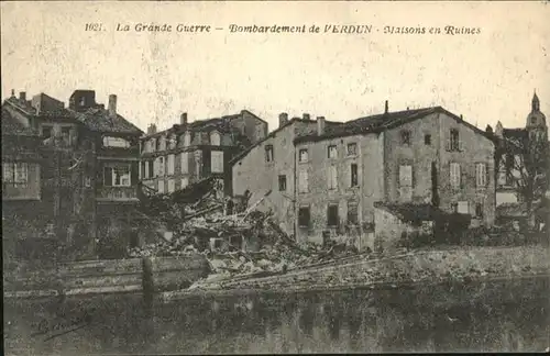 Verdun Meuse Bombardement Ruines / Verdun /Arrond. de Verdun