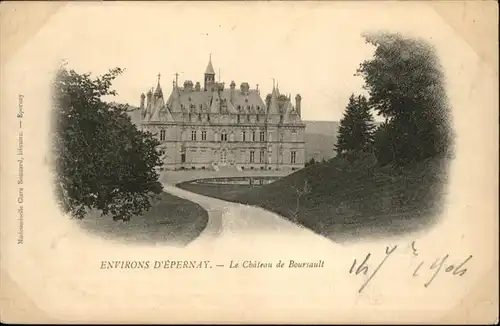 Epernay le Chateau de Boursault / Epernay /Arrond. d Epernay