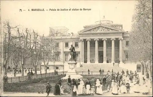 Marseille Palais de Justice Statue de Berryer / Marseille /Arrond. de Marseille