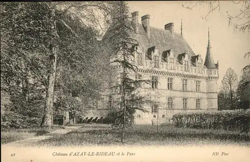 Azay-le-Rideau Chateau le Parc / Azay-le-Rideau /Arrond. de Chinon