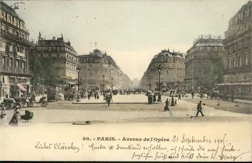 Paris Avenue de l'Opera / Paris /Arrond. de Paris