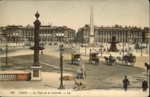 Paris la Place de la Concorde / Paris /Arrond. de Paris