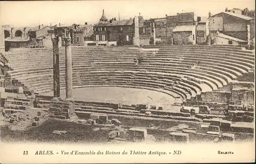 Arles Bouches-du-Rhone Ruines du Theatre Antique / Arles /Arrond. d Arles