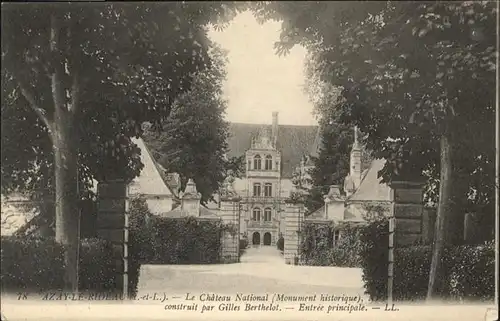 Azay-le-Rideau le Chateau National / Azay-le-Rideau /Arrond. de Chinon