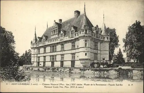 Azay-le-Rideau Chateau National / Azay-le-Rideau /Arrond. de Chinon