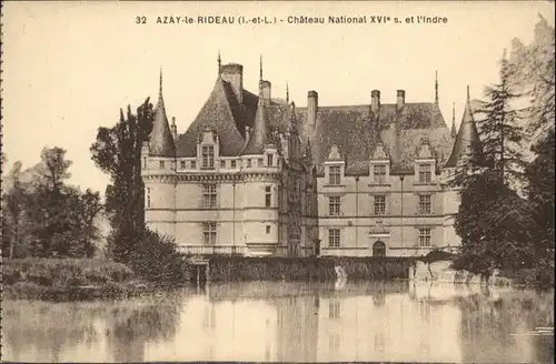 Azay-le-Rideau Chateau National / Azay-le-Rideau /Arrond. de Chinon