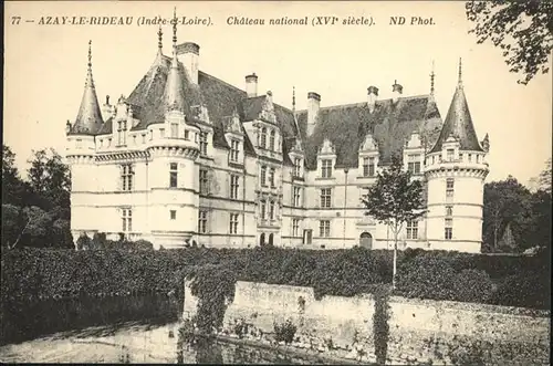 Azay-le-Rideau Chateau national / Azay-le-Rideau /Arrond. de Chinon