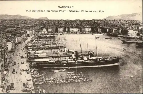 Marseille Vieux Port Schiffe / Marseille /Arrond. de Marseille