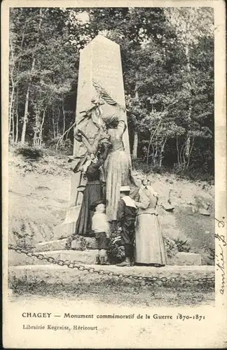 Chagey Monument commemoratif de la Guerre / Chagey /Arrond. de Lure