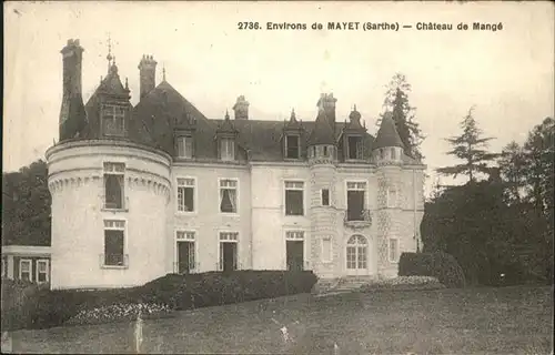 Mayet Chateau de Mange / Mayet /Arrond. de La Fleche