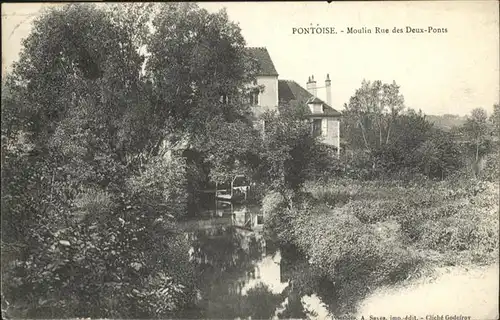 	Pontoise  Val-d Oise Moulin Rue des Deux-Ponts /  /