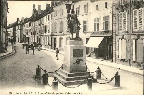 Neufchateau Vosges Statue de Jeanne d'Arc / Neufchateau /Arrond. de Neufchateau