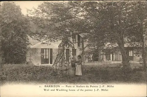 Barbizon Puits Ateliers du Peintre J. F. Millet / Barbizon /Arrond. de Melun