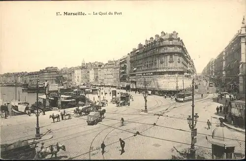 Marseille le Quai du Port Strassenbahn / Marseille /Arrond. de Marseille