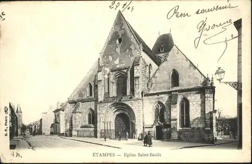 Etampes Eglise Saint Basile / Etampes /Arrond. d Etampes
