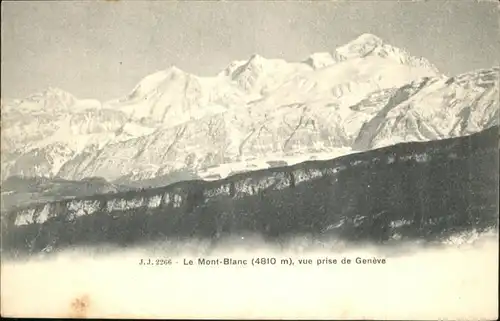 Mont Blanc  / Chamonix-Mont-Blanc /Arrond. de Bonneville