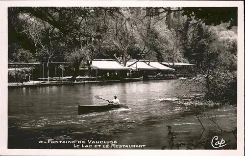 Fontaine-de-Vaucluse Le Lac le Restaurant / Fontaine-de-Vaucluse /Arrond. d Avignon