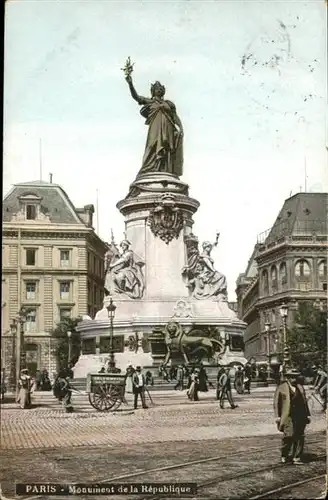 Paris Monument de la Republique / Paris /Arrond. de Paris