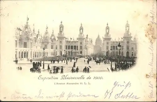 Paris [Handschriftlich] Avenue Alexandre / Paris /Arrond. de Paris