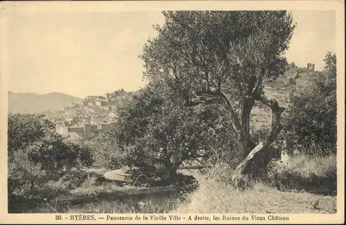 Hyeres Vieille Ville Ruines Vieux Chateau