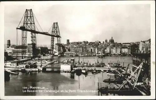 ca14153 Marseille Pont Transbordeur Kategorie. Marseille Alte Ansichtskarten