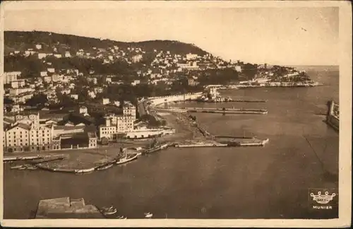 ca14243 Nice Alpes Maritimes Port et le Mont Boron Kategorie. Nice Alte Ansichtskarten