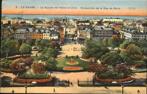 Le Havre Square de Hotel de Ville 