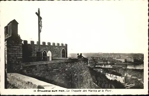 Boulogne-sur-Mer Chapelle Marins et le Port