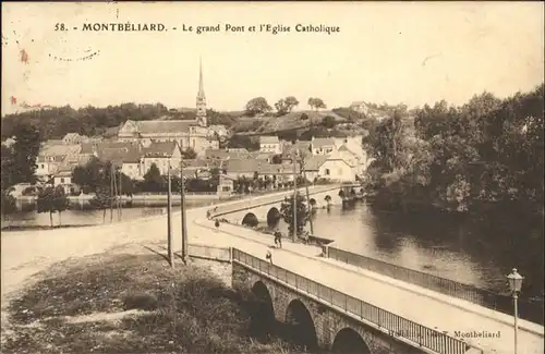 Montbeliard Grand Pont Eglise Catholique