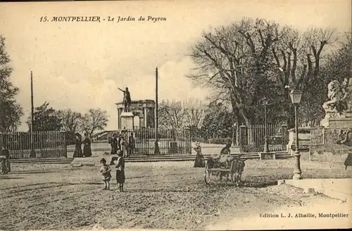 Montpellier Jardin Peyrou 