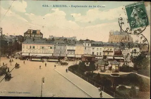 Amiens Esplanade de la Gare Kutsche 